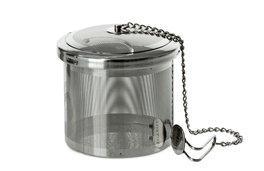 Stainless Steel infuser with mesh basket and chain