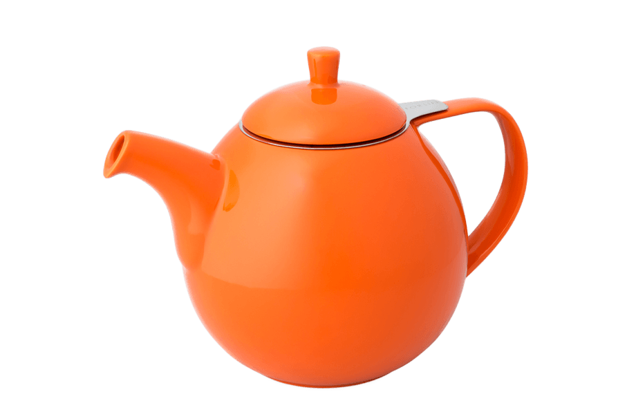 Orange teapot