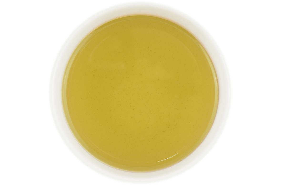 Organic Gyokuro Green tea brew