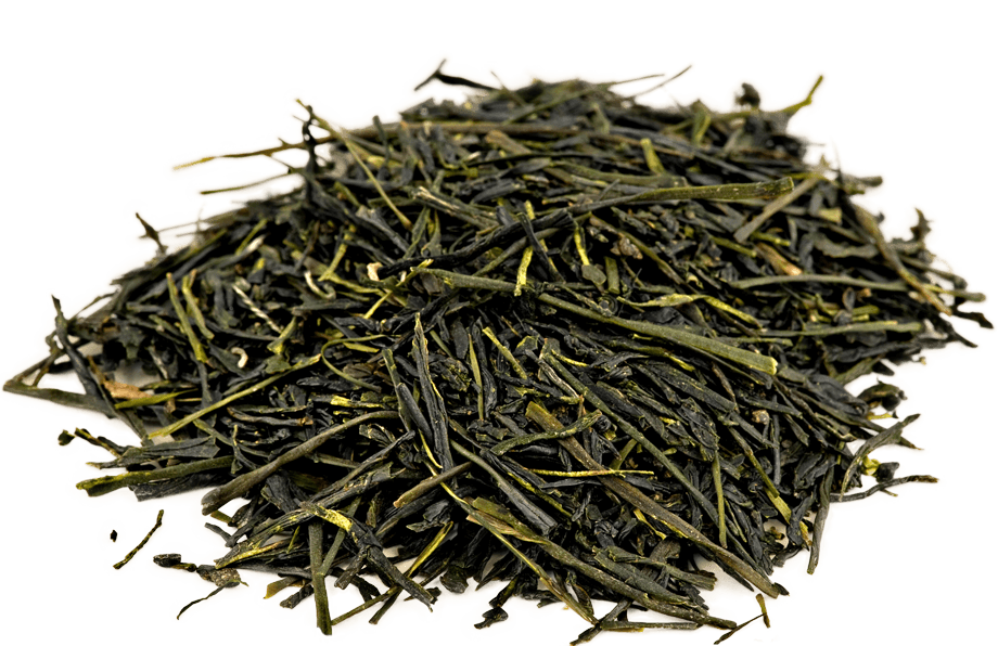 Organic Gyokuro Green tea leaves
