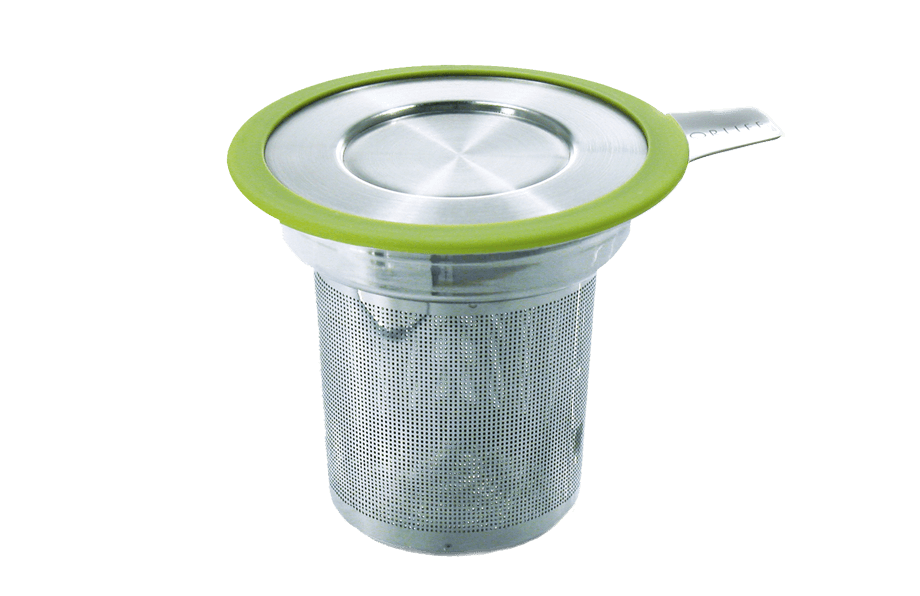 Stainless steel Tea infuser with green lid