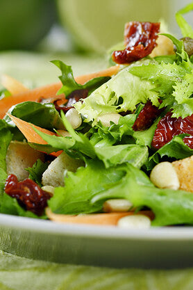 Bright green salad