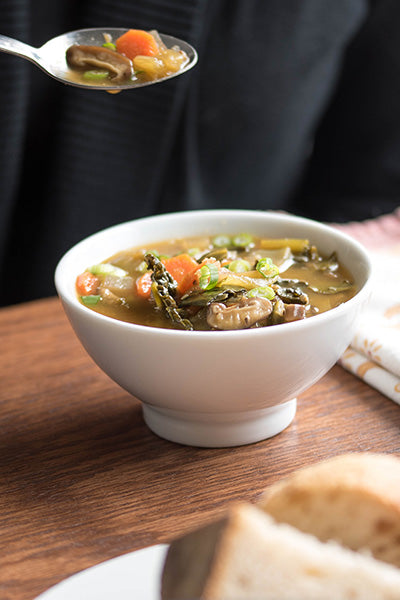 Bowl of Soup with Bread