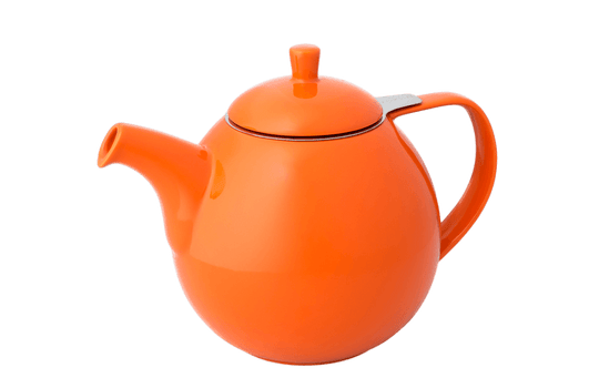 Orange teapot