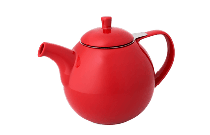 Red teapot