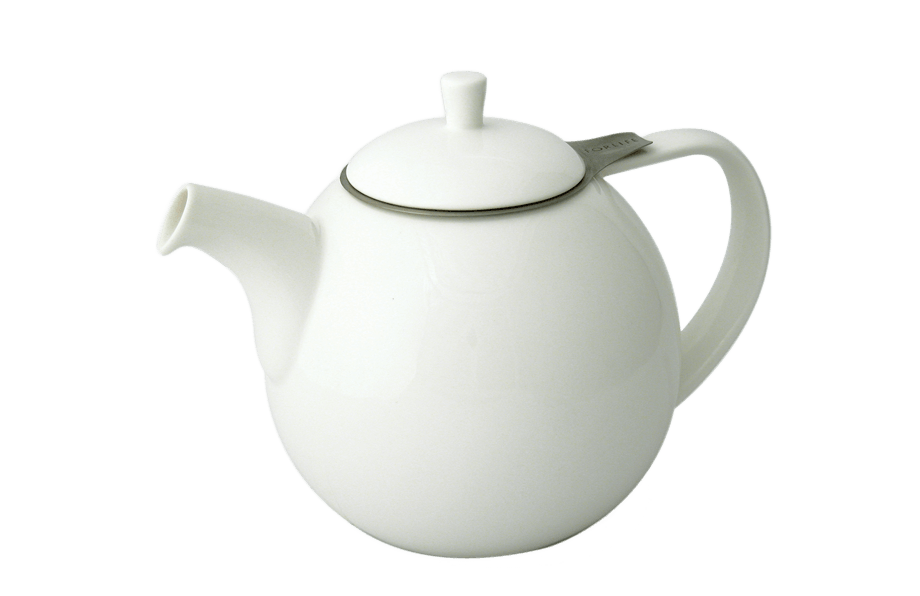White teapot