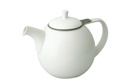 White teapot