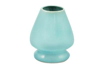 Turquoise ceramic matcha stand