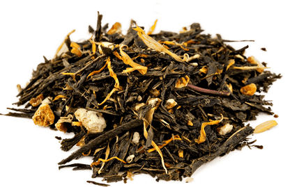 organic-citrus-ginger-green-tea-leaves