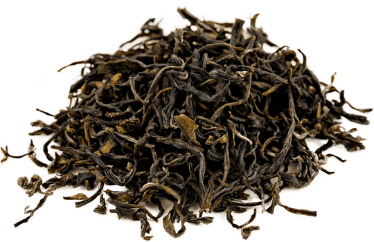 organic-five-peaks-green-dew-green-tea-leaves