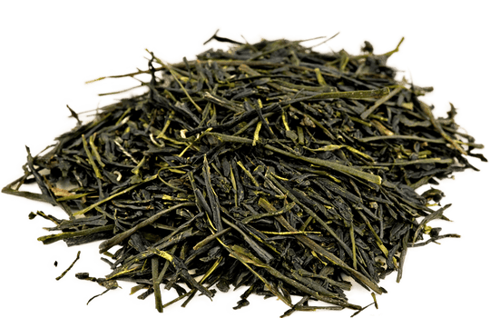Organic Gyokuro Green tea leaves
