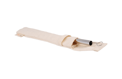 cloth holder with stainless steel straw