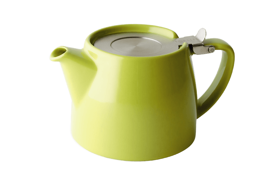Lime green teapot 